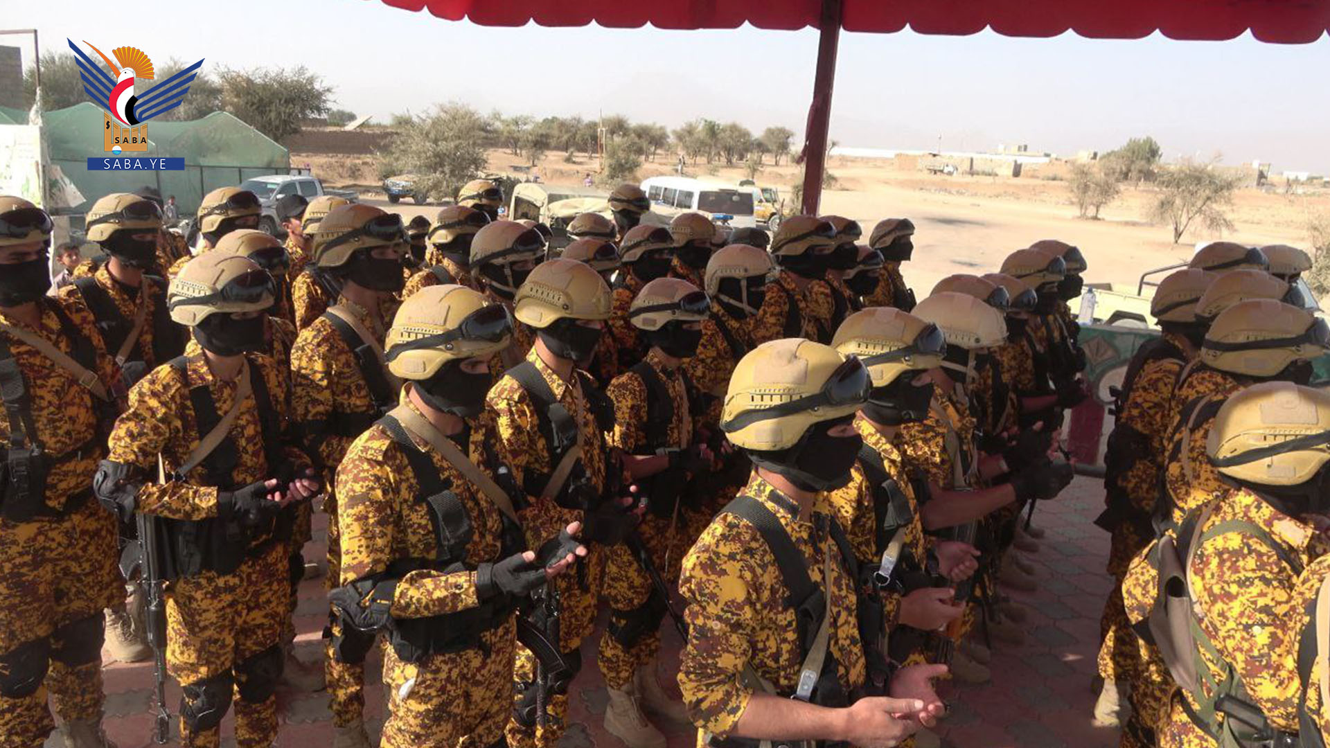قيادة وضباط من شرطة المنشآت يزورون ضريح ومعرض الشهيد القائد بصعدة